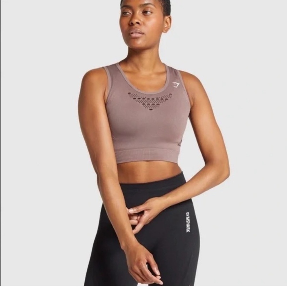 Gymshark Taupe Activewear Top